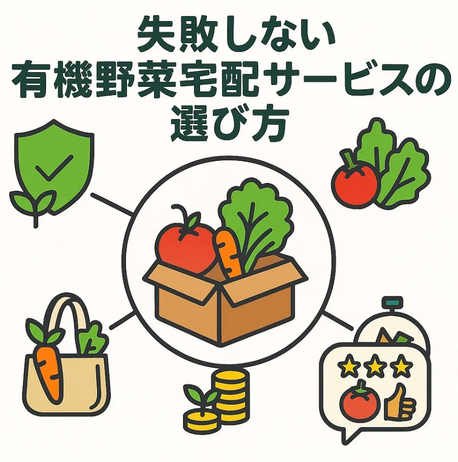 失敗しない有機野菜宅配サービスの選び方