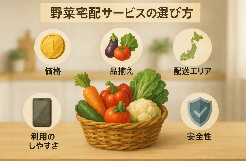 野菜宅配サービスの選び方