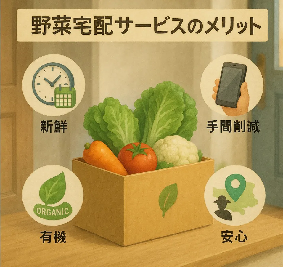 野菜宅配サービスのメリット