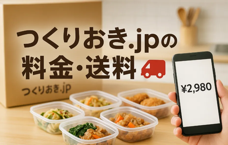つくりおき.jpの料金・送料