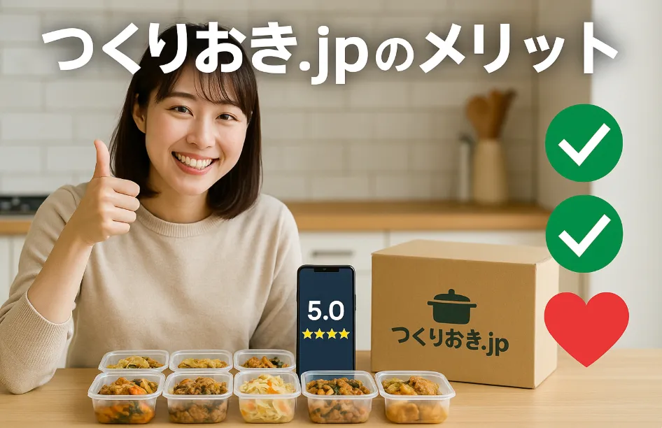 つくりおき.jpのメリット