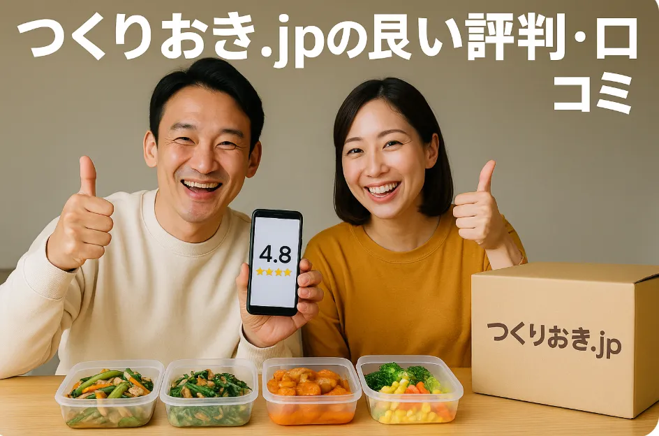 つくりおき.jpの良い評判・口コミ