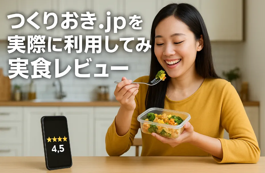 つくりおき.jpを実際に利用してみた実食レビュー