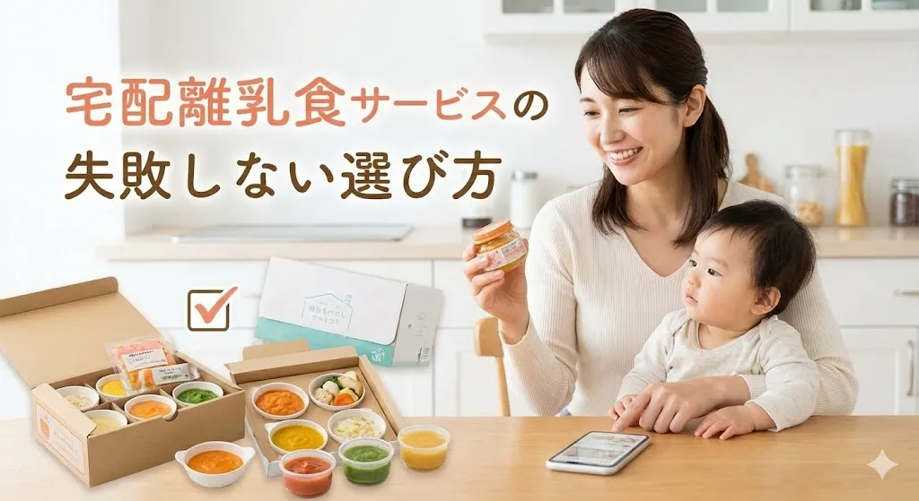 宅配離乳食サービスの失敗しない選び方