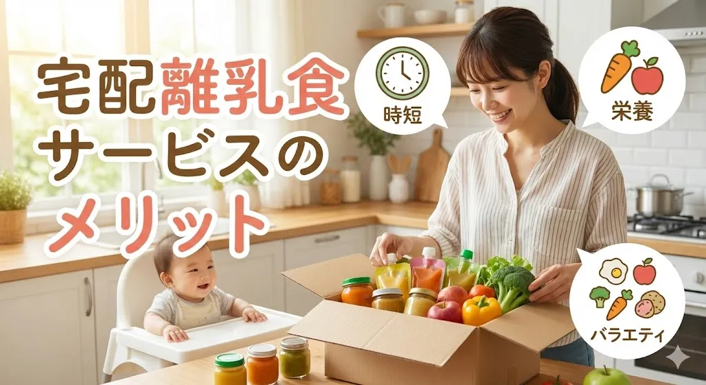 宅配離乳食サービスのメリット