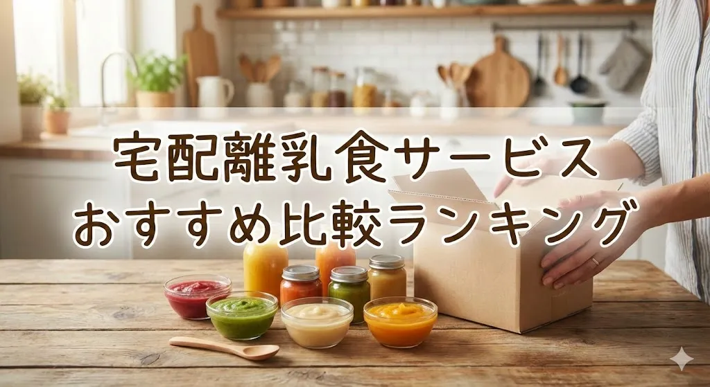 【2026年】宅配離乳食サービスおすすめ比較ランキング