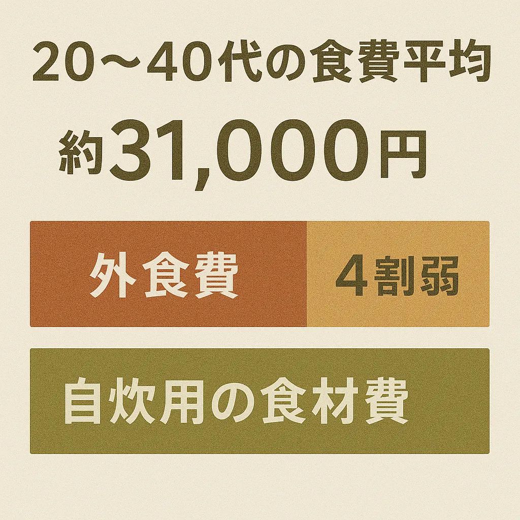 一人暮らしの1ヶ月の食費平均はいくら？