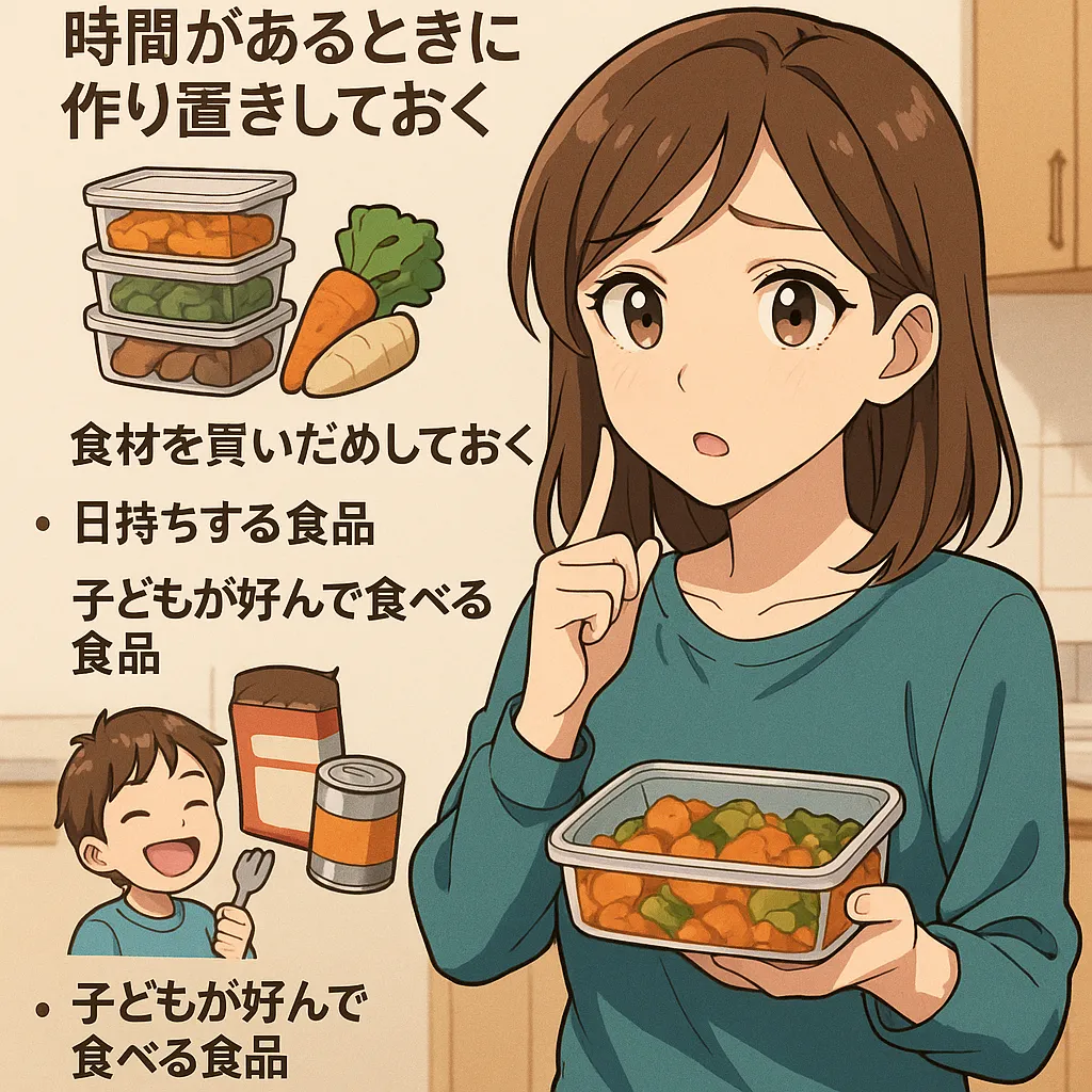 ご飯を作りたくないときに備えて準備したいこと