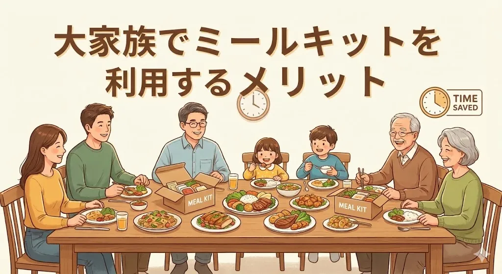 大家族でミールキットを利用するメリット