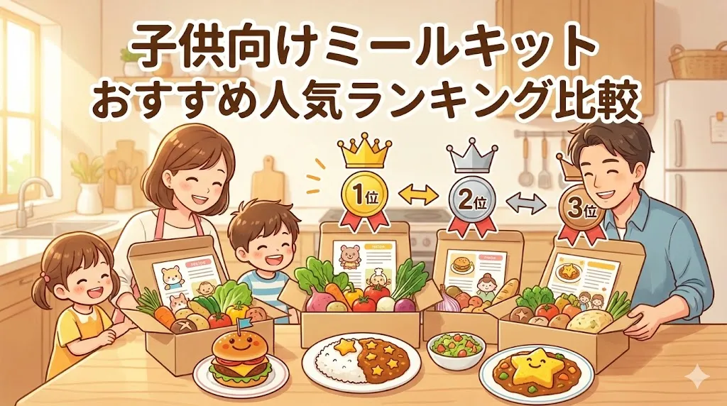 子供向けミールキットおすすめ人気ランキング比較一覧表