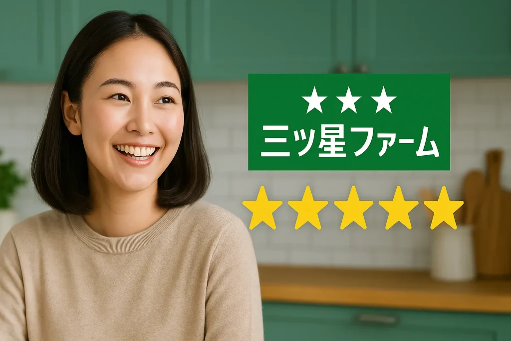 三ツ星ファームの良い評判・口コミ
